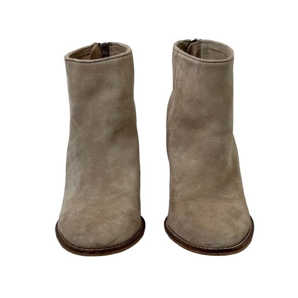 Steve Madden Replay Tan Suede Perforated Ankle Booties 8M - Picture 3 of 13